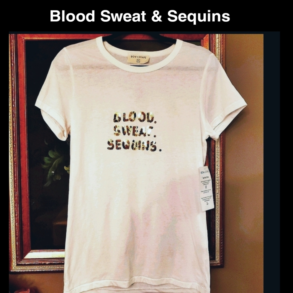 BOW&DRAPE Blood, Sweat & Tears tshirt